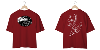 Nome do produto Camisetas Oversized - Rocket to the moon