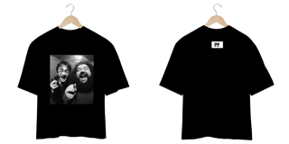 Nome do produto Camiseta Oversized - Harry Potter - Harry e Hagrid fumando