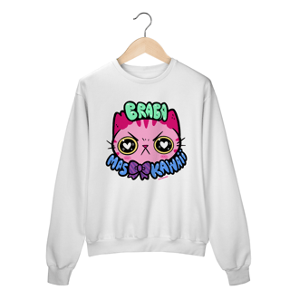 Nome do produto BRABA, MAS KAWAII Moletom
