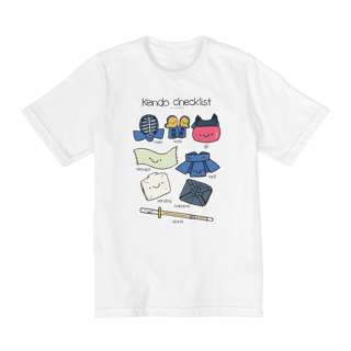 Camiseta infantil Kendo checklist