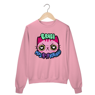 Nome do produto BRABA, MAS KAWAII Moletom