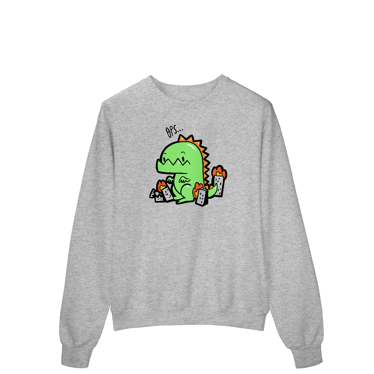 Nome do produto: Ops! Godzilla Moletom