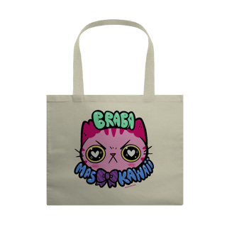 Nome do produto BRABA, MAS KAWAII sacola