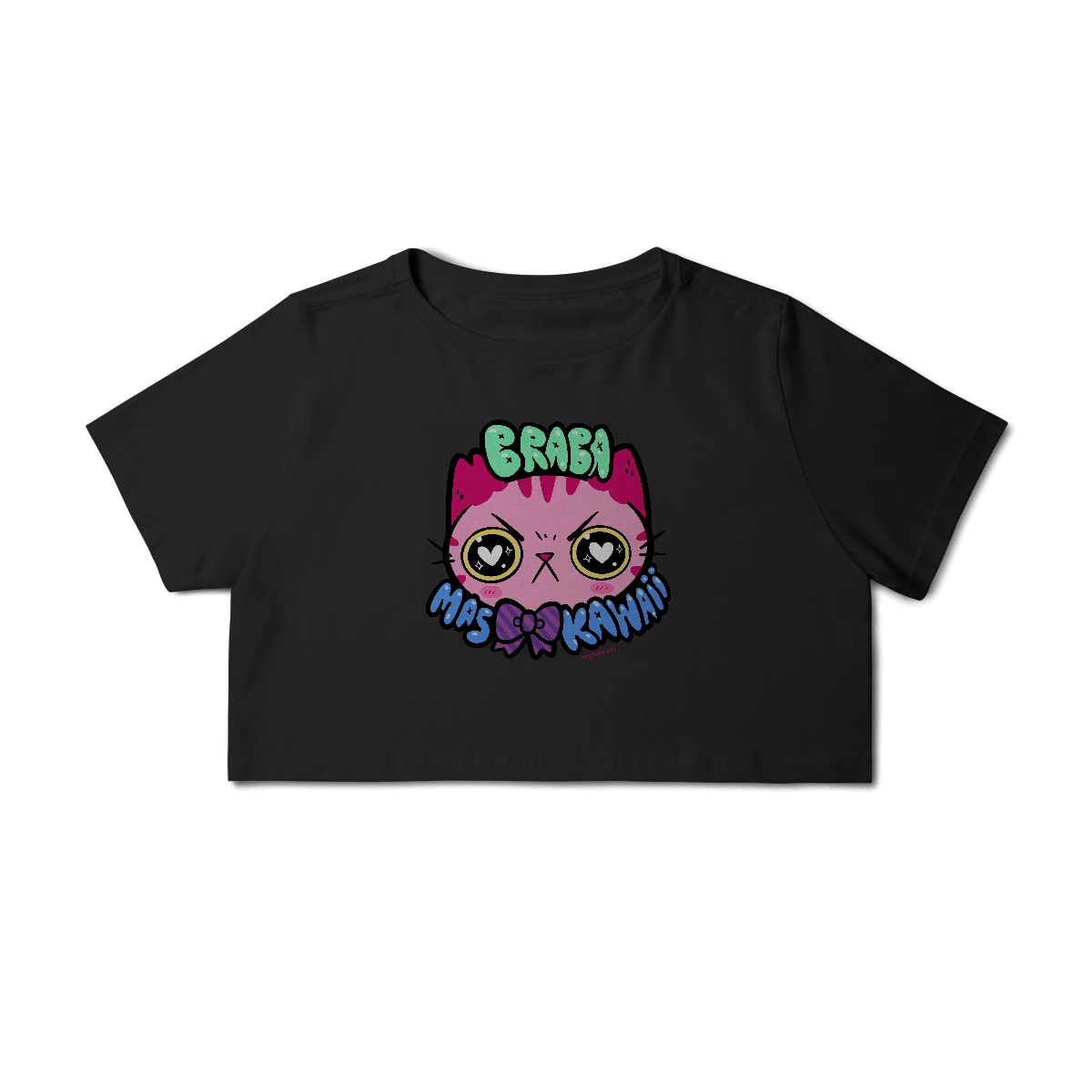 Nome do produto: BRABA, MAS KAWAII cropped