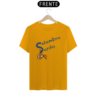 Nome do produtoCamiseta Nico - macaco surdo - Setembro Surdo