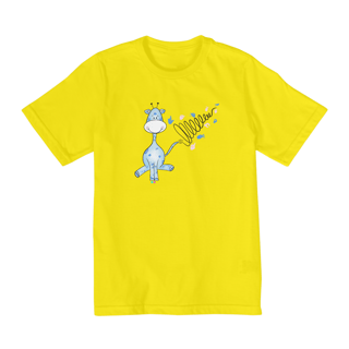 Nome do produtoCamiseta infantil Girazul (linhas pretas) 