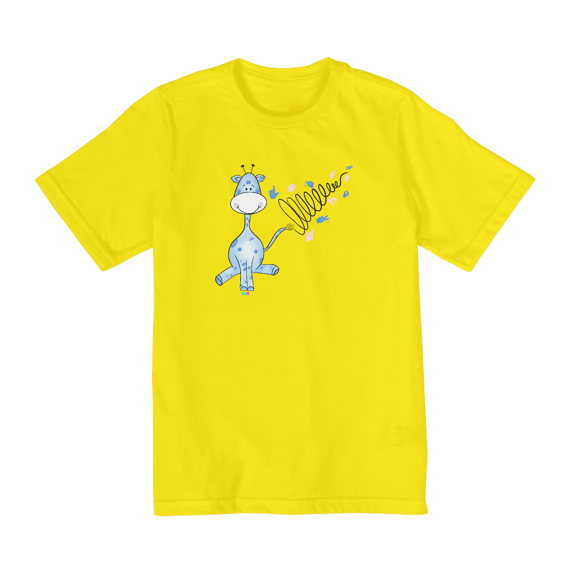 Camiseta infantil Girazul (linhas pretas) 