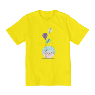 Nome do produtoCamiseta infantil George - porco-espinho surdo 