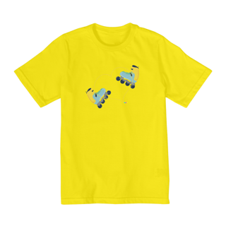 Nome do produtoCamiseta infantil Patins (cadarço coração) 