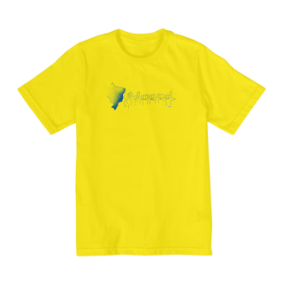 Nome do produtoCamiseta infantil Brasil (mapa e soletração - azul) 