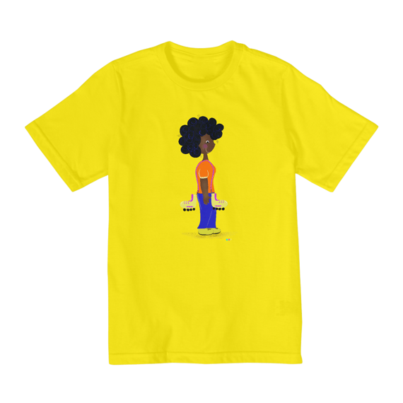 Camiseta infantil Sophia (patins) 