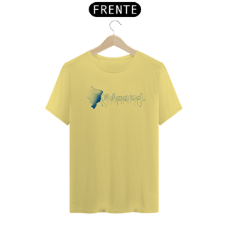Nome do produtoCamiseta estonada Brasil (mapa e soletração - azul) 
