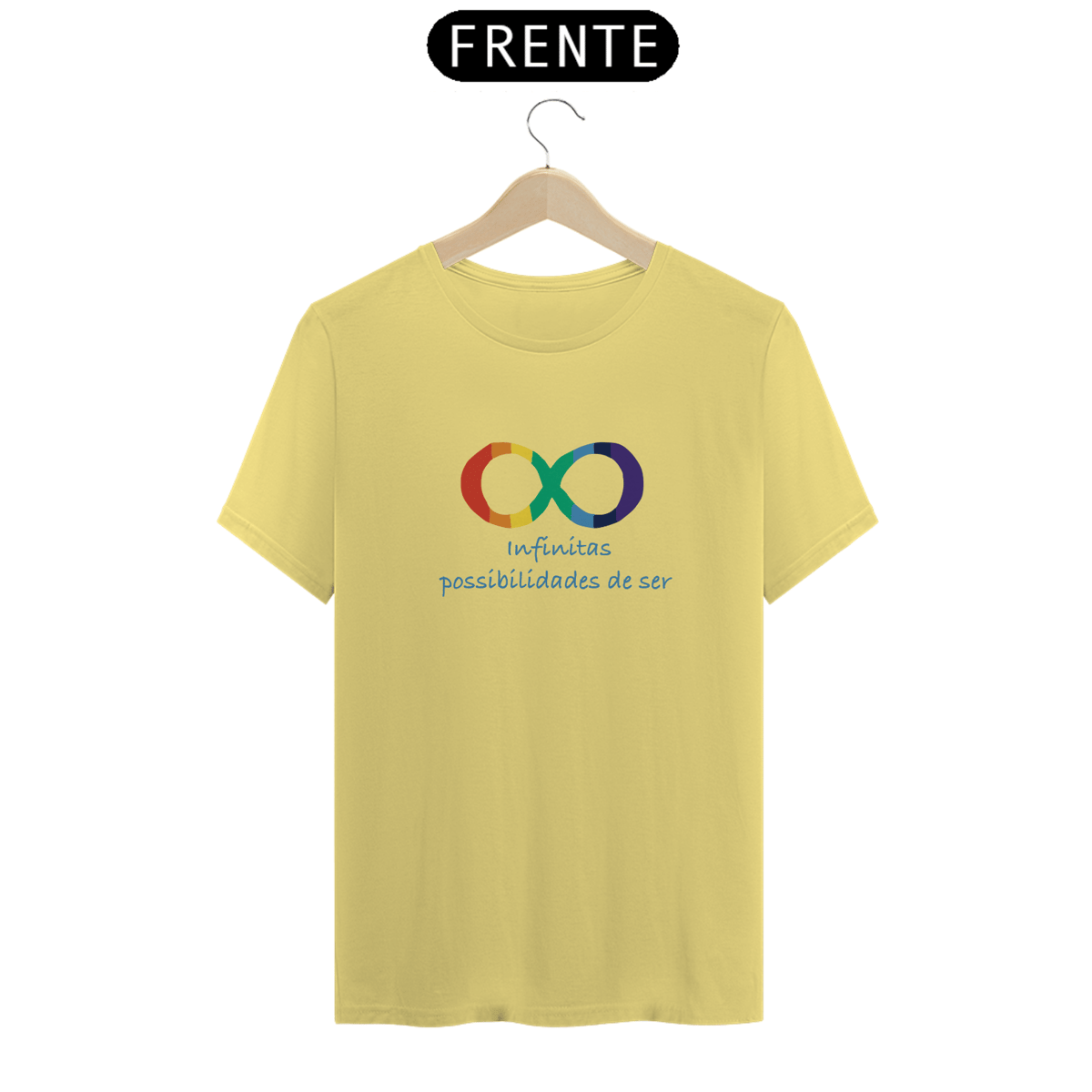Nome do produto: Camiseta estonada TEA - infinitas possibilidades de ser