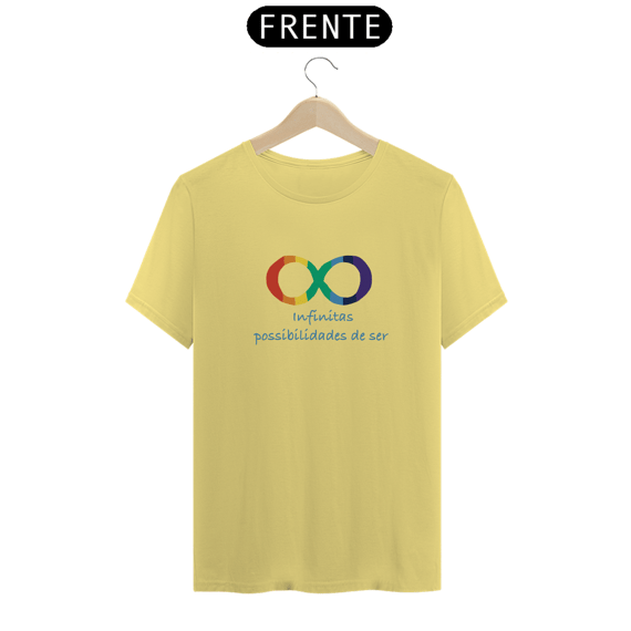 Camiseta estonada TEA - infinitas possibilidades de ser