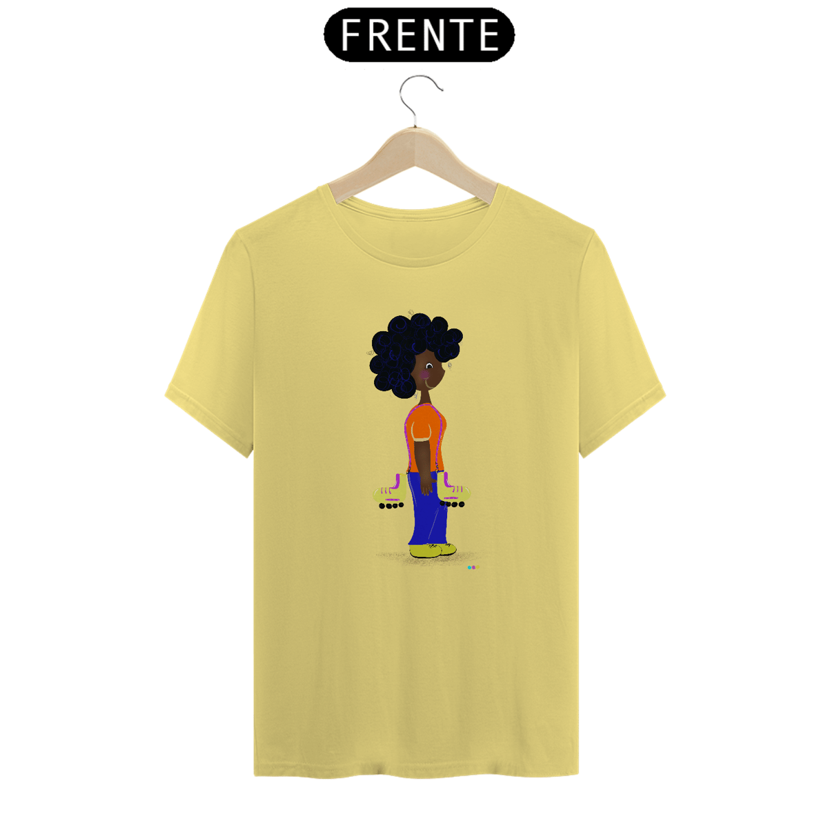 Nome do produto: Camiseta estonada Sophia (patins)