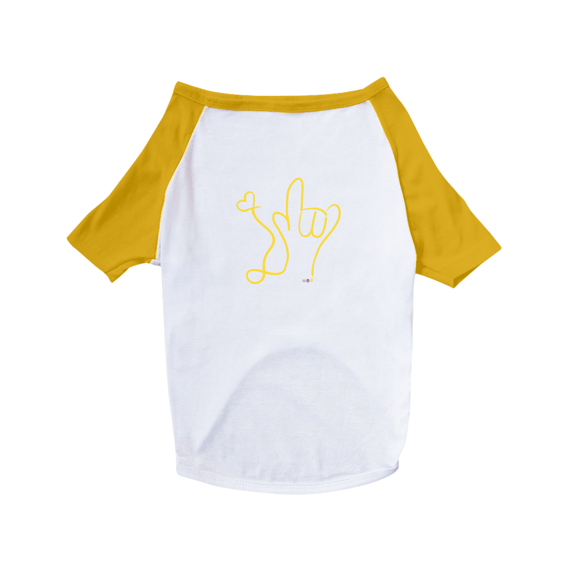 I love (amarelo) ALS/Libras