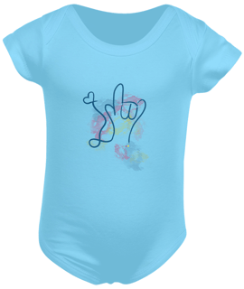 Nome do produtoBody I love you - aquarela (Libras)