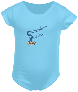 Nome do produtoBody Nico - macaco surdo - Setembro Surdo