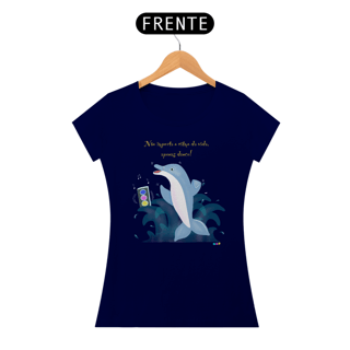 Nome do produtoBaby look Dodo - golfinho dançante - com frase