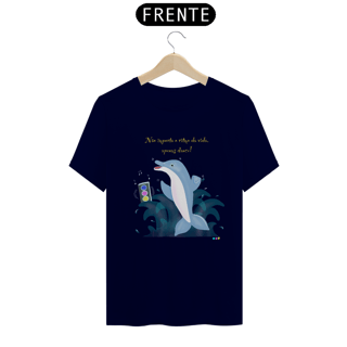Nome do produtoCamiseta Dodo - golfinho dançante - com frase