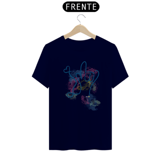 Nome do produtoCamiseta I love you - aquarela (Libras)