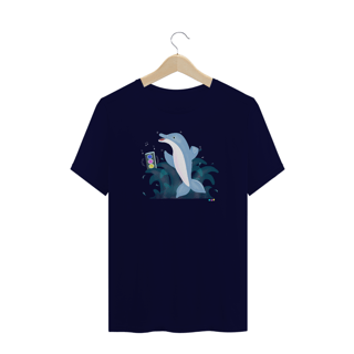 Nome do produtoCamiseta plus size Dodo - golfinho dançante 