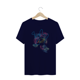 Nome do produtoCamiseta plus size I love you - aquarela (Libras)