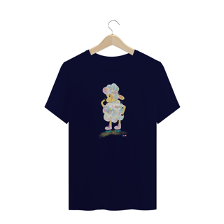 Nome do produtoCamiseta plus size Raibow - ovelha colorida 