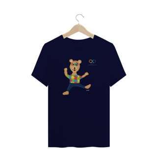 Nome do produtoCamiseta plus size Lumi - ursinho TEA 