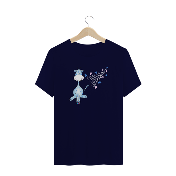 Camiseta plus size Girazul (linha branca) 