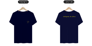 Nome do produtoCamiseta Intérprete de Libras + sinal I love you (ASL/Libras)