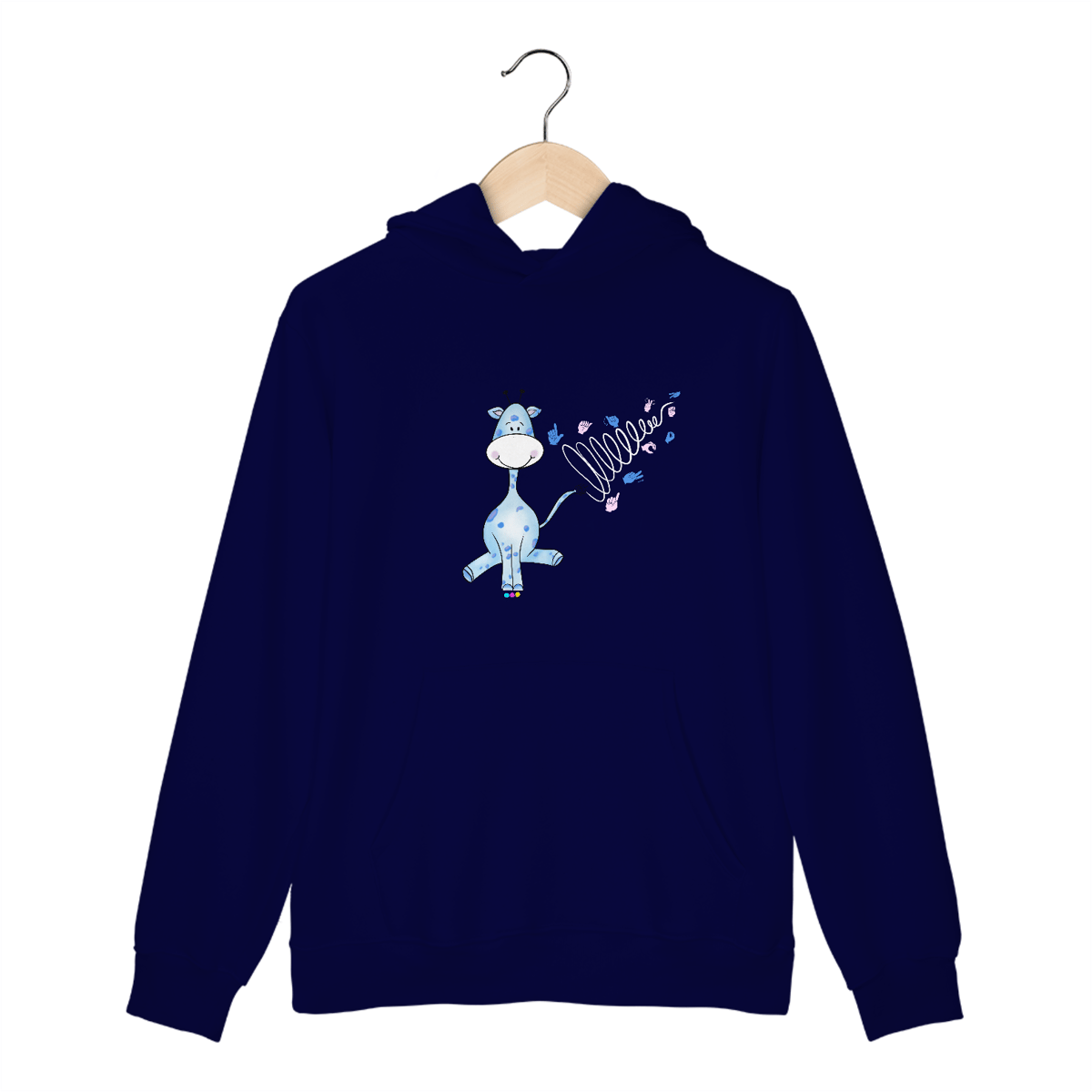Nome do produto: Moletom canguru Girazul (linha branca) 