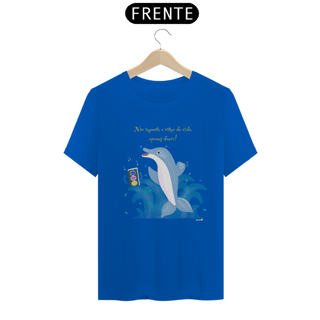 Nome do produtoCamiseta Dodo - golfinho dançante - com frase