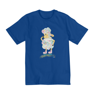 Nome do produtoCamiseta infantil Raibow - ovelha colorida (sem frase)