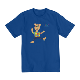 Nome do produtoCamiseta infantil Lumi - ursinho TEA