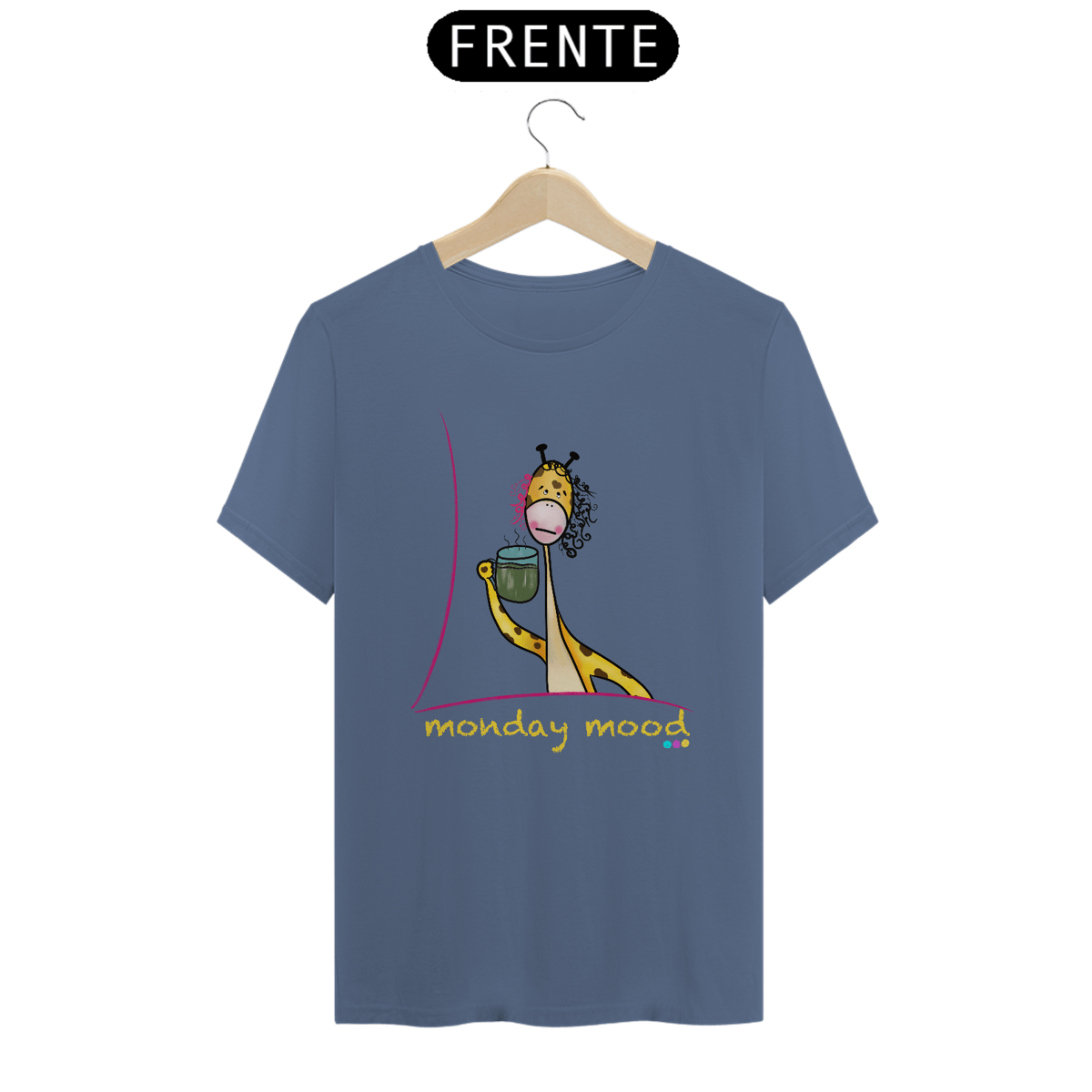 Nome do produto: Camiseta estonada Giraloka (monday mood) 