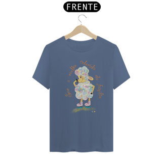 Nome do produtoCamiseta estonada Raibow - ovelha colorida - com frase