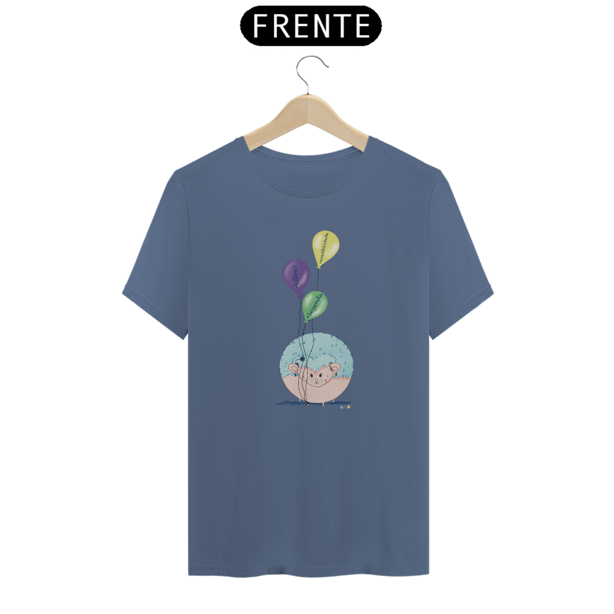 Nome do produto: Camiseta estonada George - porco-espinho surdo 