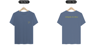 Nome do produtoCamiseta estonada Intérprete de Libras + sinal I love you (ASL/Libras)