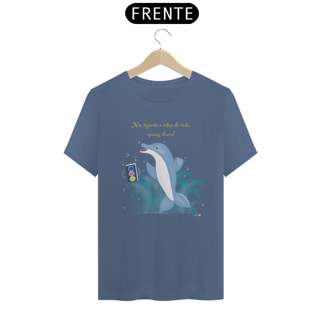 Nome do produtoCamiseta estonada Dodo - golfinho dançante - com frase