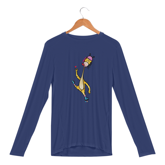 Manga longa esportiva Giraloka 