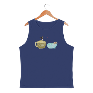 Nome do produtoRegata masc esportiva Café e Chico - banho e café 