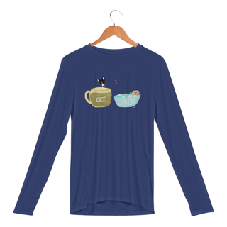 Nome do produtoManga longa esportiva Café e Chico - banho e café 