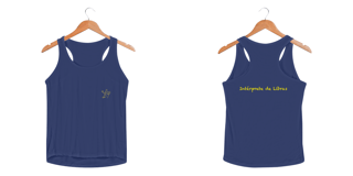 Nome do produtoRegata fem esportiva  Intérprete de Libras + I love you (Libras) 