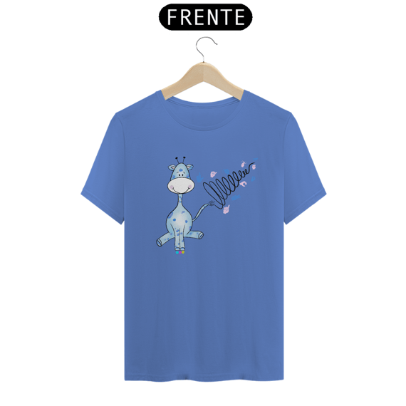 Camiseta estonada Girazul (linhas pretas) estonada