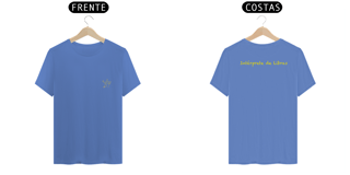 Nome do produtoCamiseta estonada Intérprete de Libras + sinal I love you (ASL/Libras)