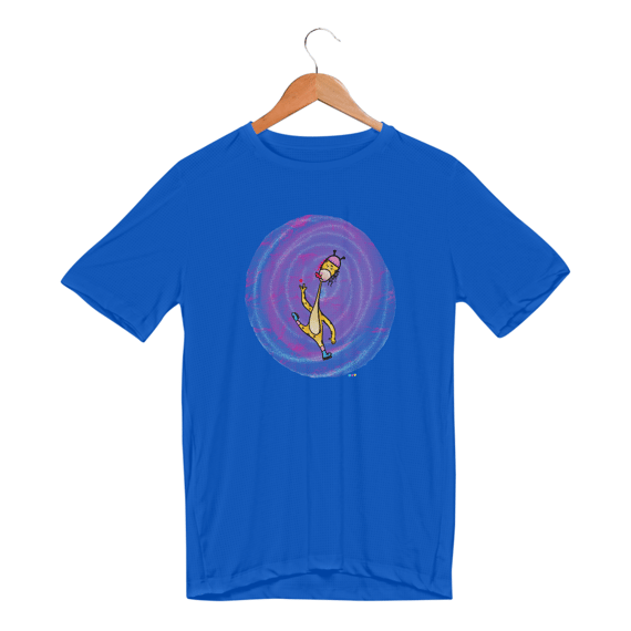 Camiseta esportiva Giraloka com  fundo
