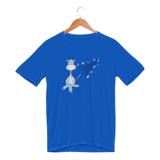 Nome do produtoCamiseta esportiva Girazul (linhas pretas) 