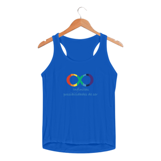 Nome do produtoRegata fem esportiva TEA - infinitas possibilidades 