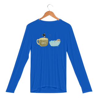 Nome do produtoManga longa esportiva Café e Chico - banho e café 